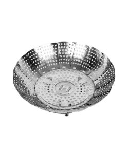 Skládací nerezový napařovací košík