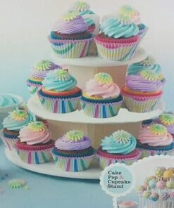 Bílý stojan na vystavení lízátek a dortových pop BIG BOOM® – 42 otvorů