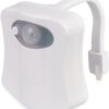 LED WC světlo LightBowl – 8 barev