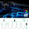360° LED Auto Dveřní Projektor – Světlo s Logem, Ambientní Osvětlení do Auta 3m