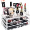Akrilový organizér na kosmetiku se 6 zásuvkami